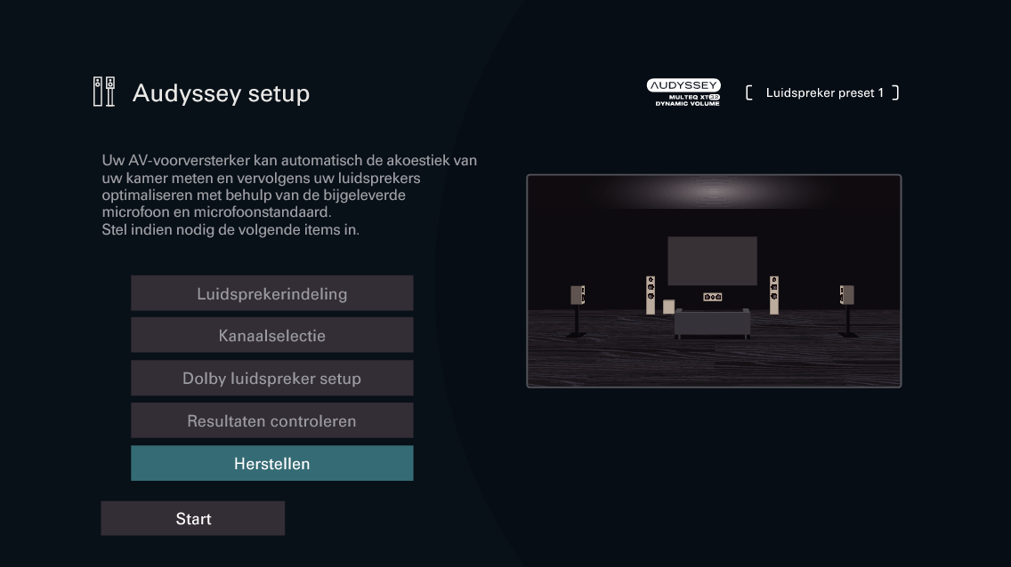 GUI AudysseySetup AV10